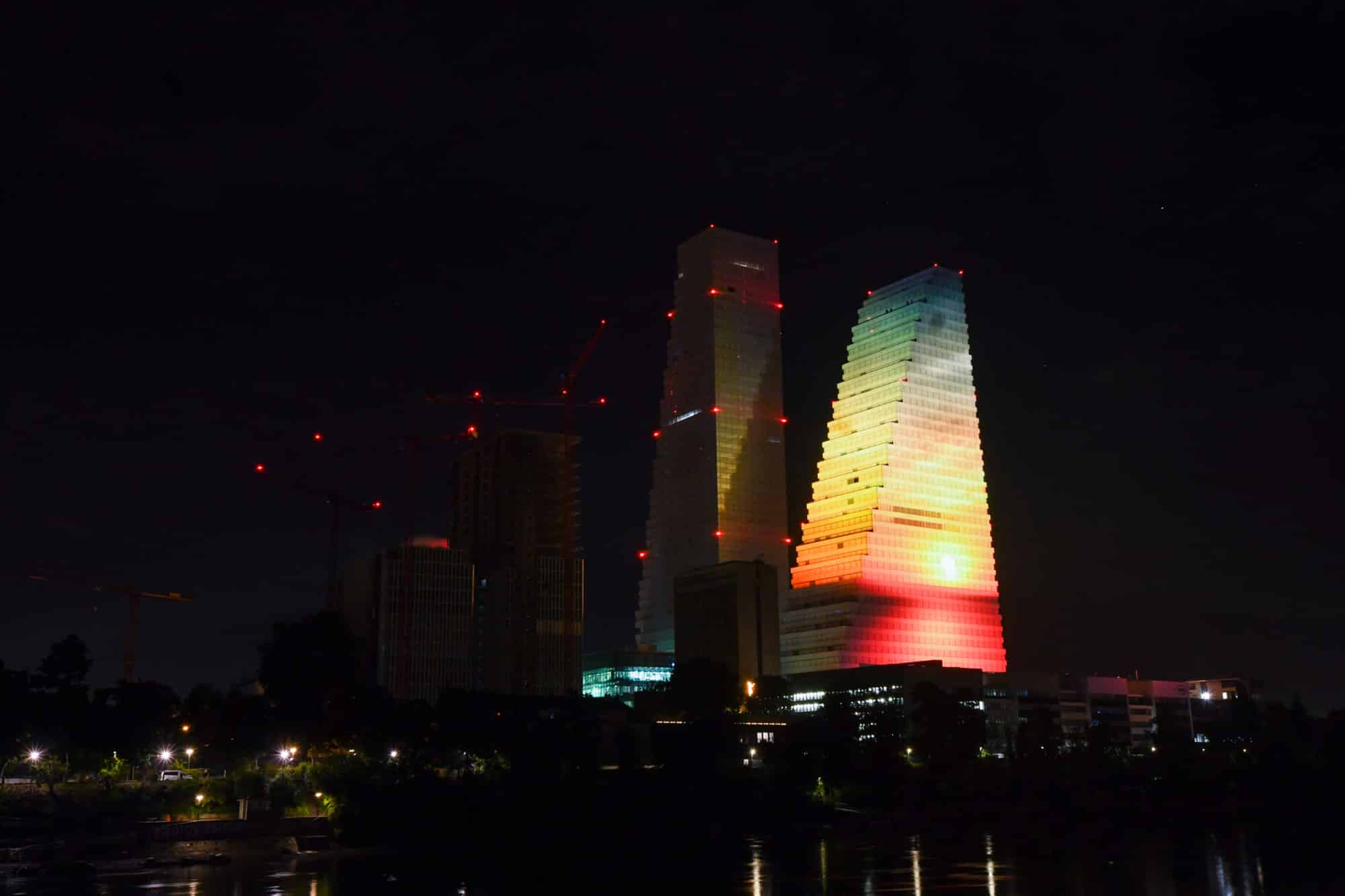 Tower Light Projection
