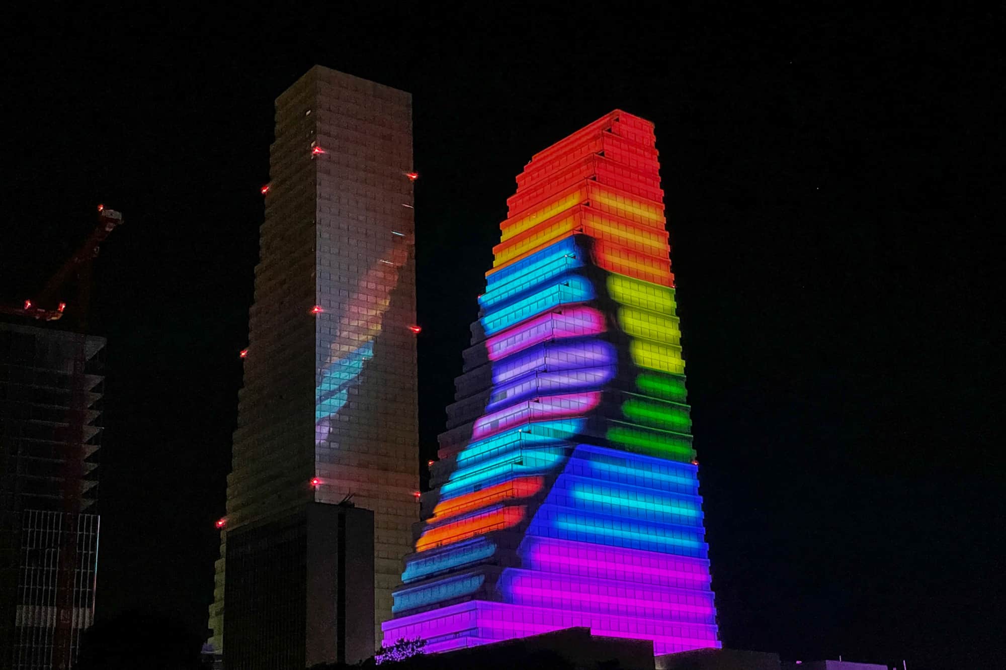 Tower Light Projection