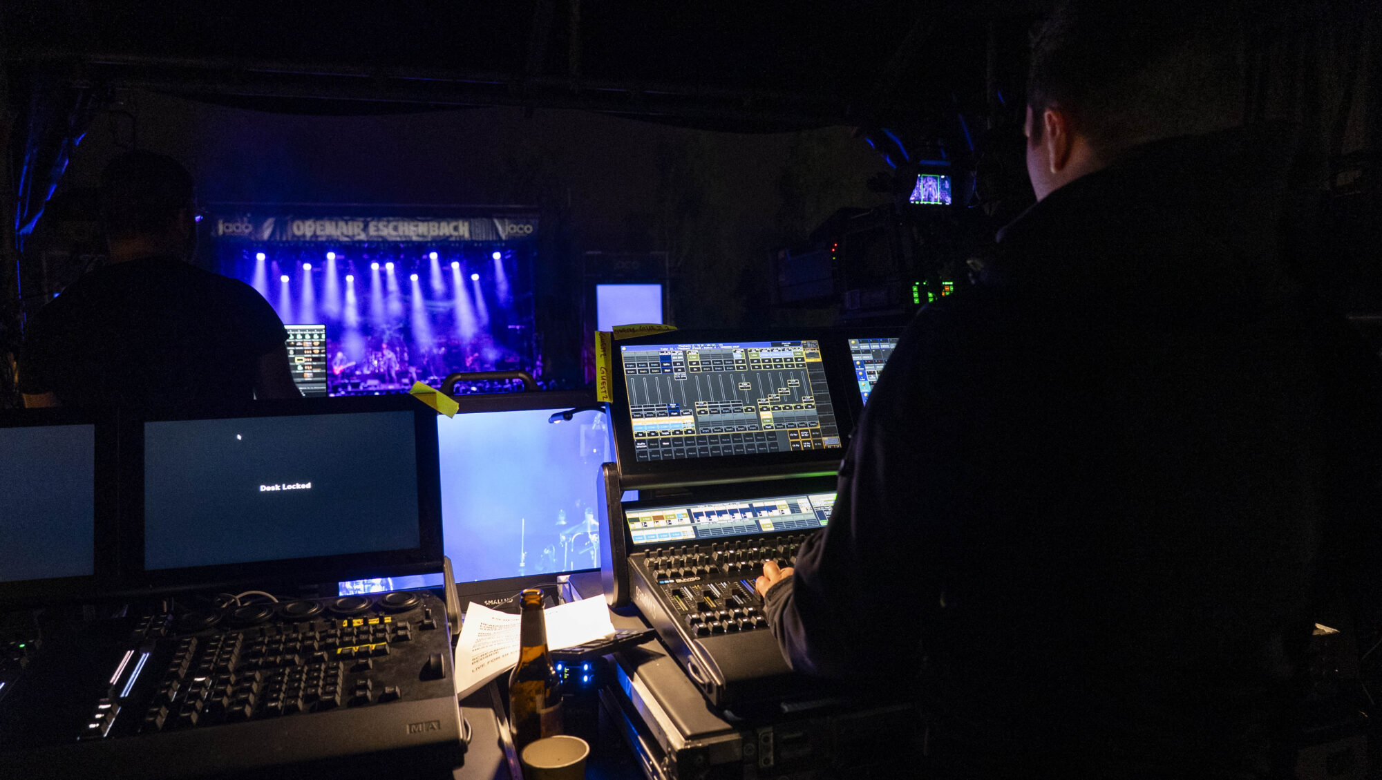 Hinter den Kulissen am Openair Eschenbach 
